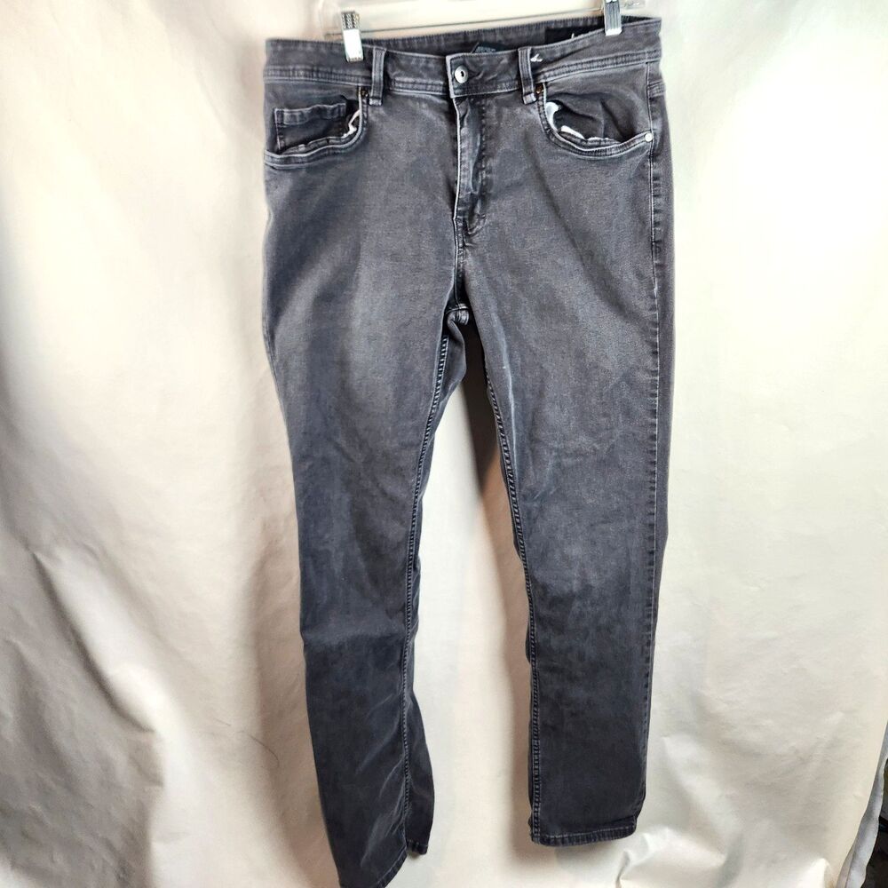 TPJ The Perfect Jean Mens 34x34 Gray Slim Thick Stretch Denim Pants Casual